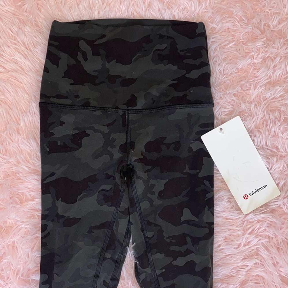 LuLulemon Align Crop Camo Leggings